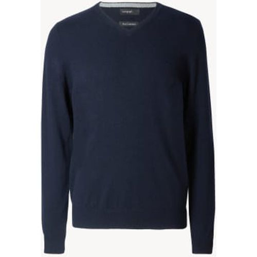 Mens Pure Cashmere V-Neck Jumper - - Autograph - Modalova