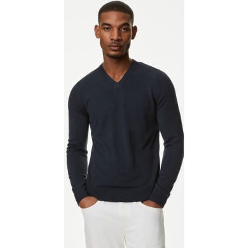 Mens Cashmilon™ V-Neck Jumper - - M&S Collection - Modalova