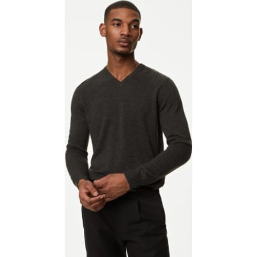 Mens Cashmilon™ V-Neck Jumper - - M&S Collection - Modalova