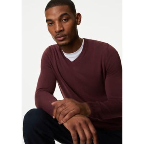 Mens Cashmilon™ V-Neck Jumper - - M&S Collection - Modalova