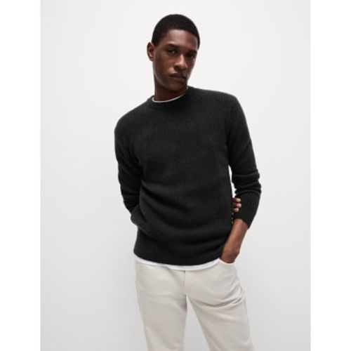 Mens Supersoft Crew Neck Jumper with Wool - - M&S Collection - Modalova