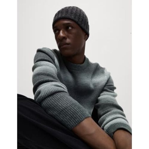 Mens Supersoft Striped Jumper with Wool - - M&S Collection - Modalova