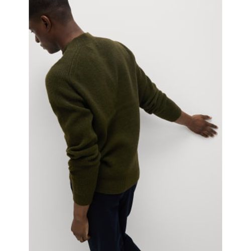 Mens Supersoft High Neck Jumper with Wool - - M&S Collection - Modalova