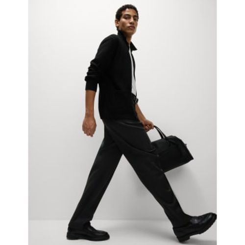 Mens Loose Fit Stretch Trousers - - M&S Collection - Modalova