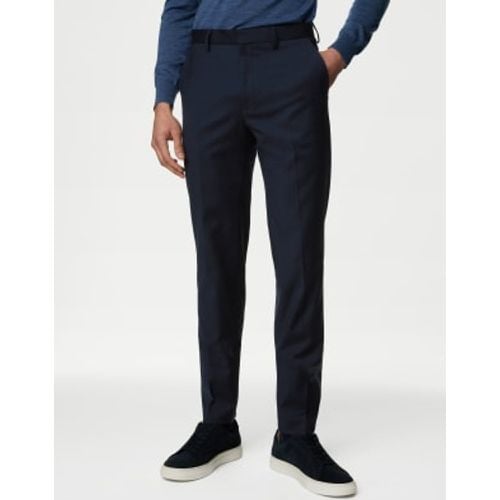 Mens Wool Rich Stretch Trousers - - M&S Collection - Modalova