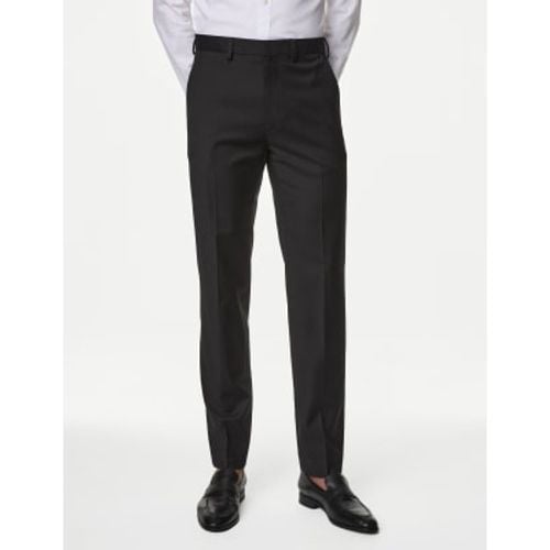 Mens Wool Rich Stretch Trousers - - M&S Collection - Modalova