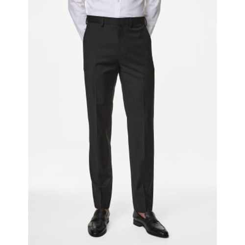 Mens Wool Rich Stretch Trousers - - M&S Collection - Modalova