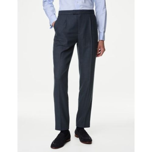 Mens Tailored Fit Half-Elasticated Waist Trousers - - M&S Collection - Modalova