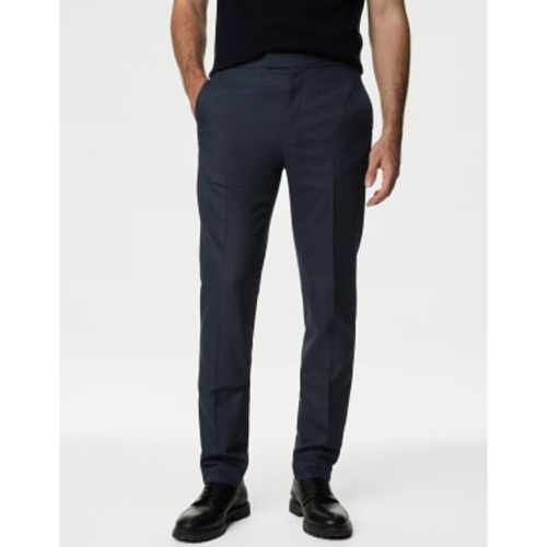 Mens Tailored Fit Half-Elasticated Waist Trousers - - M&S Collection - Modalova