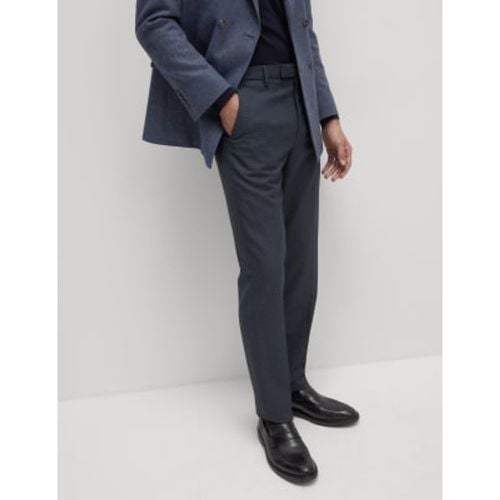 Mens Tailored Fit Check Trousers - - M&S Collection - Modalova