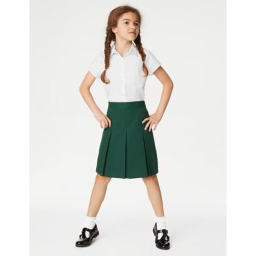 Girls Girls' Permanent Pleats School Skirt (2-16 Yrs) - - M&S Collection - Modalova