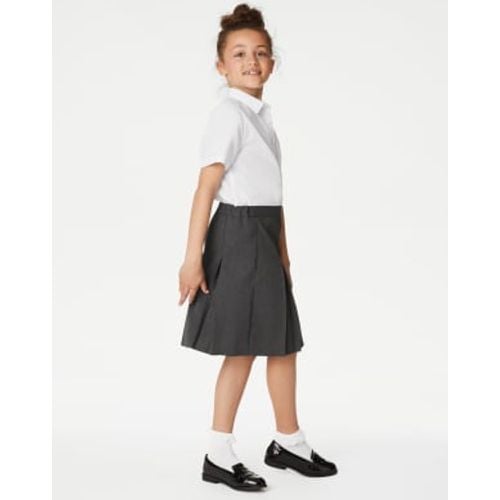 Girls Girls' Slim Fit Permanent Pleats School Skirt (2-18 Yrs) - - M&S Collection - Modalova