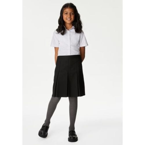 Girls Girls' Slim Fit Permanent Pleats School Skirt (2-18 Yrs) - - M&S Collection - Modalova