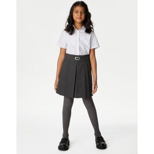 Girls Girls' Permanent Pleats School Skirt (2-16 Yrs) - - M&S Collection - Modalova