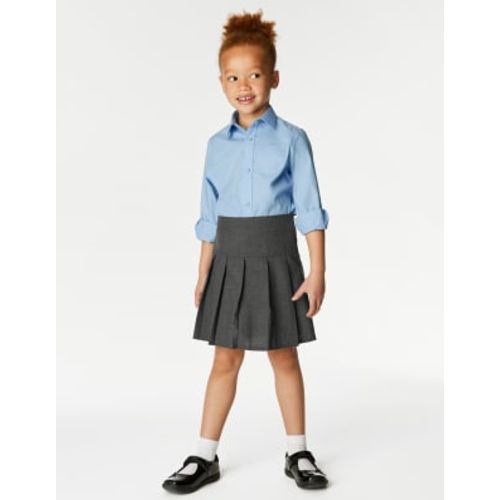 Girls 2pk Girls' Plus Fit Pleated School Skirts (2 - 18 Yrs) - - M&S Collection - Modalova