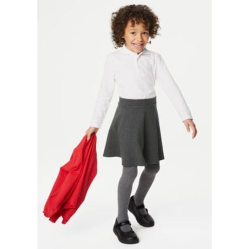 Girls 2pk Girls' Jersey Skater School Skirts (2-18 Yrs) - - M&S Collection - Modalova