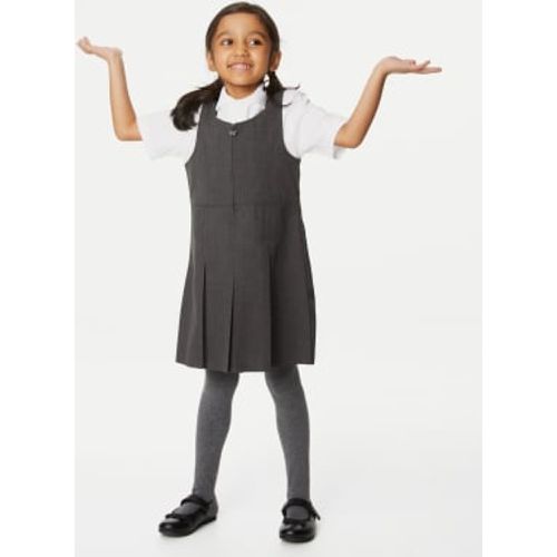 Girls Girls' Plus Fit Pleated School Pinafore (2-12 Yrs) - - M&S Collection - Modalova