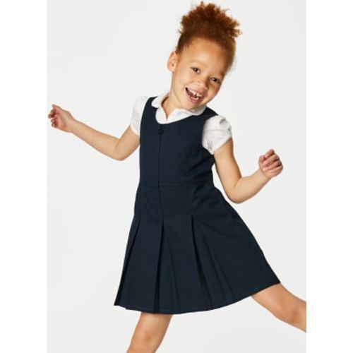 Girls Girls' Pleated School Pinafore (2-12 Yrs) - - M&S Collection - Modalova