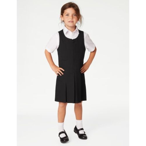 Girls Girls' Pleated School Pinafore (2-12 Yrs) - - M&S Collection - Modalova