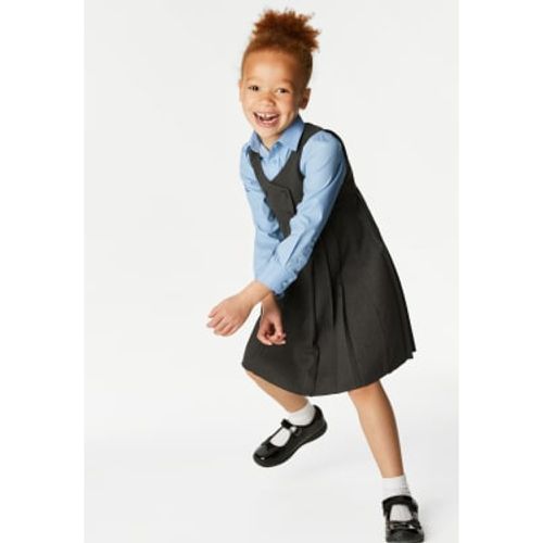 Girls Girls' Double Breasted School Pinafore (2-12 Yrs) - - M&S Collection - Modalova