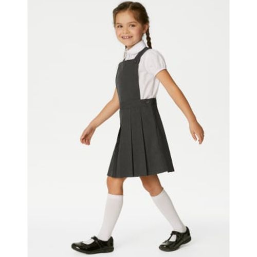 Girls Girls' Pleated Bib School Pinafore (2-12 Yrs) - - M&S Collection - Modalova