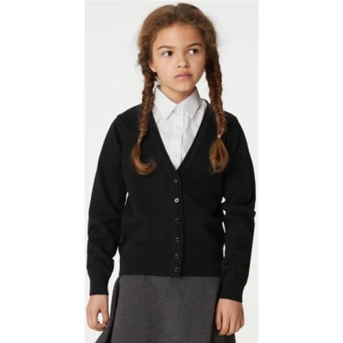 Girls 2pk Girls' Pure Cotton School Cardigan (3-18 Yrs) - - M&S Collection - Modalova