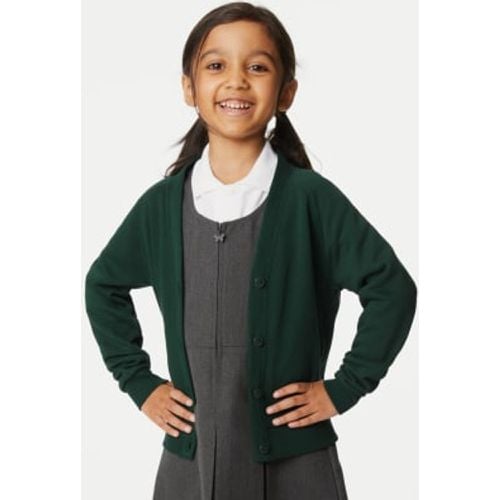 Girls Girls' Jersey School Cardigan (2-18 Yrs) - - M&S Collection - Modalova