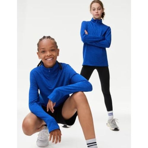 Unisex,Boys,Girls Unisex Half Zip Sports Top (6-16 Yrs) - - Goodmove - Modalova