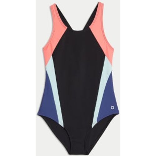 Girls Colourblock Swimsuit (6-16 Yrs) - - Goodmove - Modalova