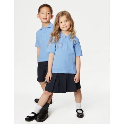 Unisex,Boys,Girls 3pk Unisex Stain Resist School Polo Shirts (2-18 Yrs) - - M&S Collection - Modalova