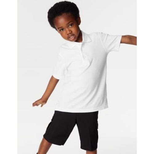 Boys 2pk Boys' Stain Resist School Polo Shirts (2-16 Yrs) - - M&S Collection - Modalova