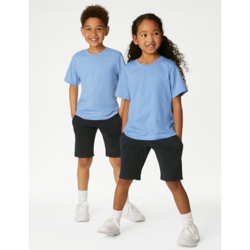 Unisex,Boys,Girls Unisex Pure Cotton School T-Shirt (2-16 Yrs) - - M&S Collection - Modalova