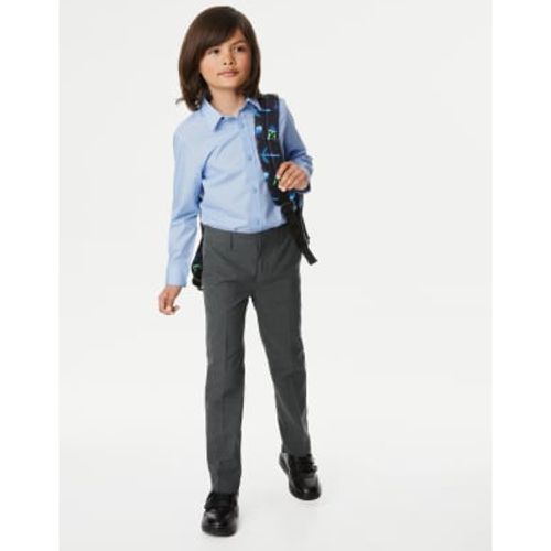 Boys 2pk Boys Slim Leg Longer Length School Trousers (2-18 Yrs) - - M&S Collection - Modalova