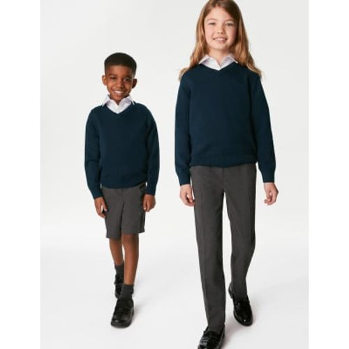 Unisex,Boys,Girls 2pk Unisex Pure Cotton School Jumper (3-18 Yrs) - - M&S Collection - Modalova