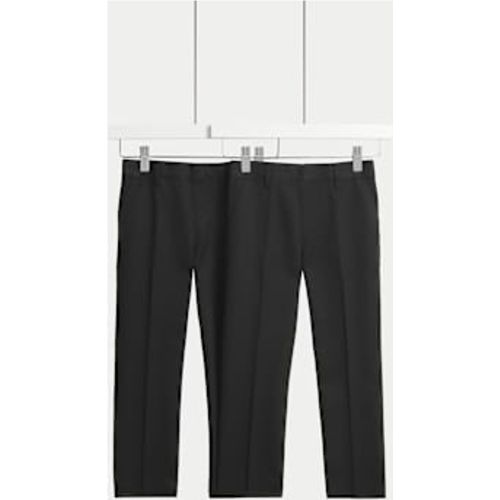 Boys 2pk Boys' Regular Leg School Trousers (2-18 Yrs) - M&S Collection - Modalova