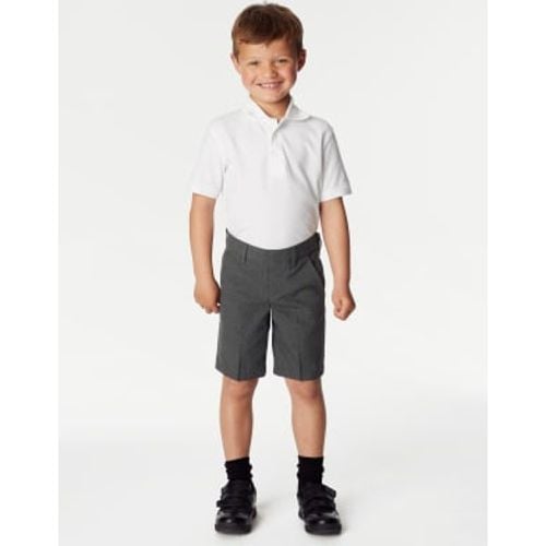 Boys 2pk Boys' Regular Leg Plus Waist School Shorts (4-14 Yrs) - - M&S Collection - Modalova