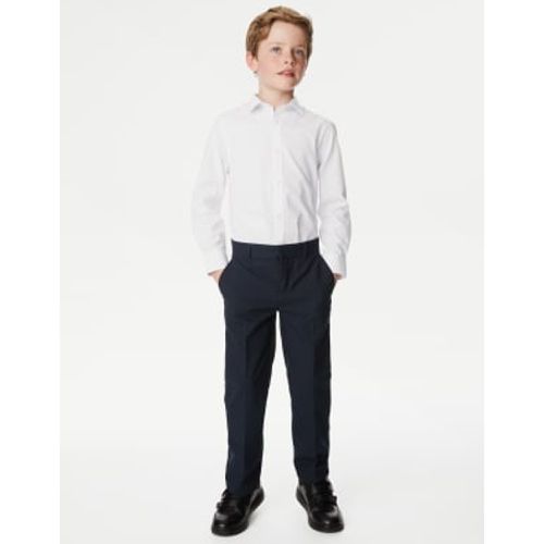 Boys 3pk Boys' Longer Length Easy Iron School Shirts (4-18 Yrs) - - M&S Collection - Modalova