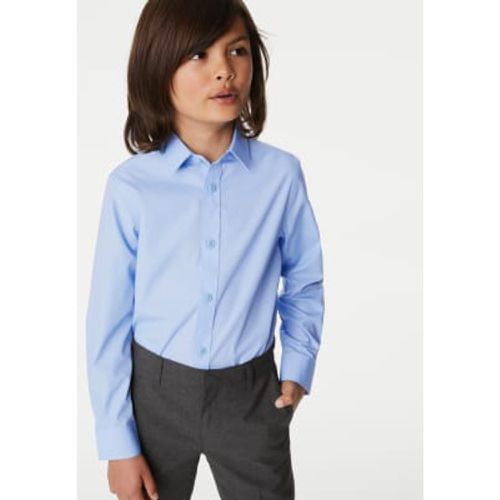 Boys 3pk Boys' Easy Iron School Shirts (2-16 Yrs) - - M&S Collection - Modalova