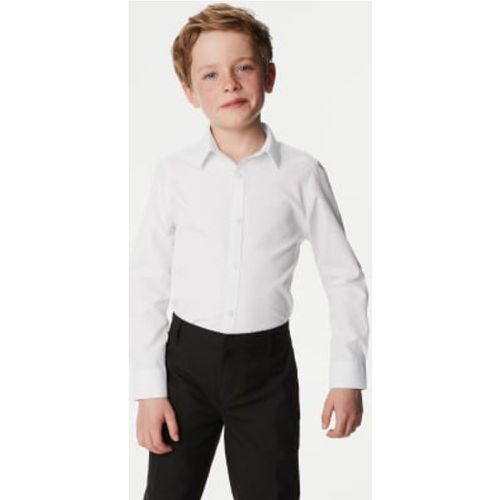 Boys 2pk Boys' Skinny Fit Stretch School Shirts (2-16 Yrs) - - M&S Collection - Modalova