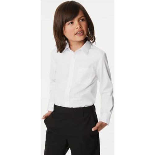 Boys 2pk Boys' Non-Iron School Shirts (2-18 Yrs) - - M&S Collection - Modalova