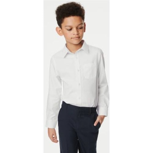 Boys 2pk Boys' Regular Fit Cotton School Shirts (2-18 Yrs) - - M&S Collection - Modalova