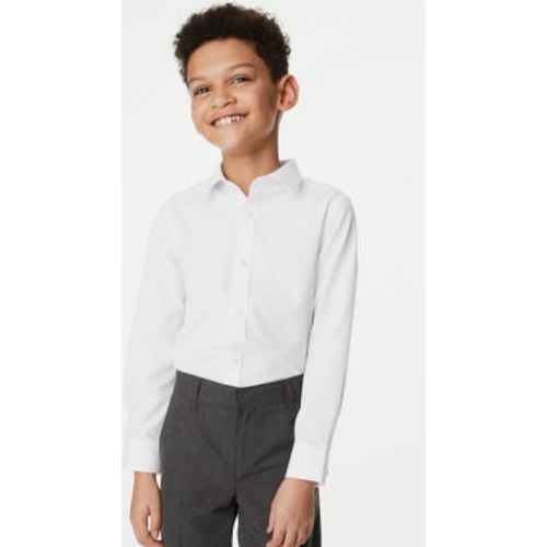 Boys 5pk Boys' Regular Fit Easy to Iron School Shirts (2-18 Yrs) - - M&S Collection - Modalova