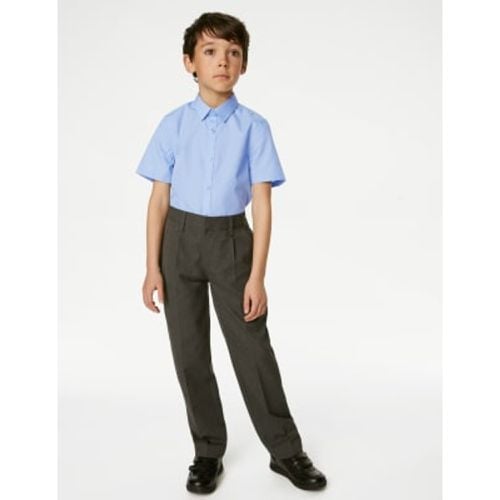 Boys 3pk Boys' Slim Easy Iron School Shirts (2-16 Yrs) - - M&S Collection - Modalova