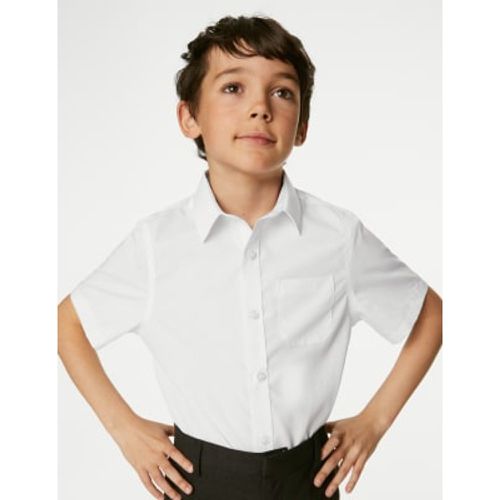 Boys 2pk Boys' Non-Iron School Shirts (2-18 Yrs) - - M&S Collection - Modalova