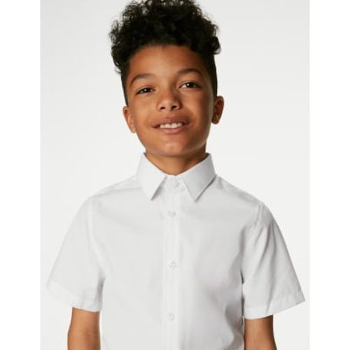 Boys 3pk Boys' Easy Dressing Easy Iron School Shirts (3-18 Yrs) - - M&S Collection - Modalova