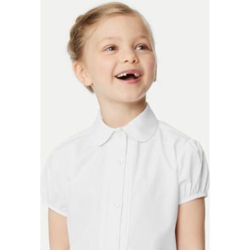 Girls 2pk Girls' Pintuck Easy Iron School Shirts (2-16 Yrs) - - M&S Collection - Modalova