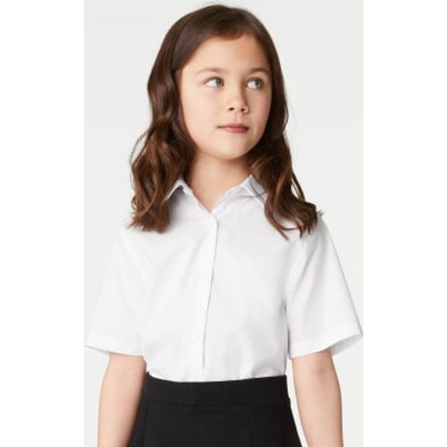 Girls 2pk Girls' Skinny Fit School Shirts (2-18 Yrs) - - M&S Collection - Modalova