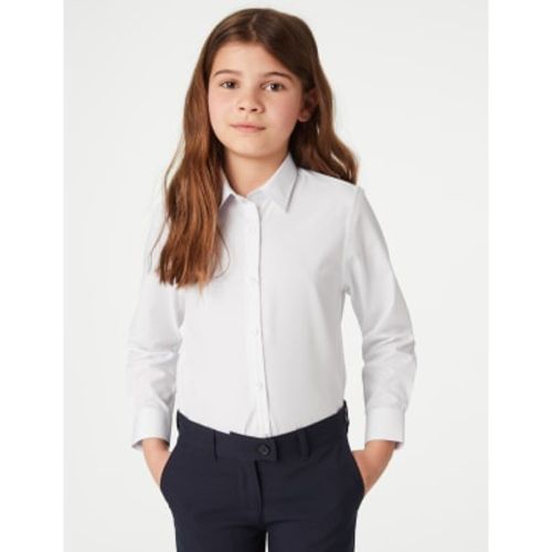 Girls 3pk Girls' Easy Dressing Easy Iron School Shirts (3-18 Yrs) - - M&S Collection - Modalova