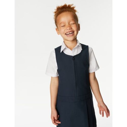 Girls 2pk Girls' Pleated School Pinafores (2-12 Yrs) - - M&S Collection - Modalova