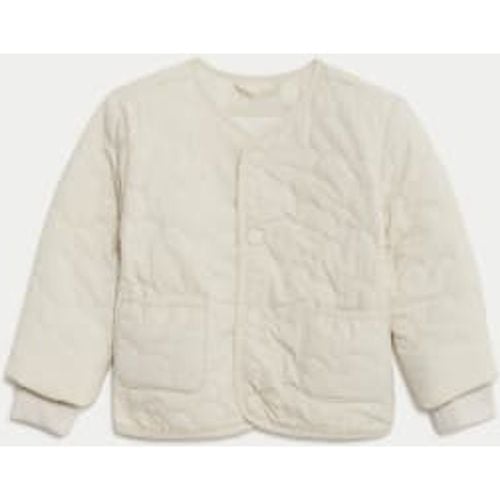 Girls Quilted Puffy Jacket (0-8 Yrs) - - M&S Collection - Modalova